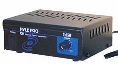 Home Audio - Audio/Video Compact Stereo Amplifier This small amplifier is perfect when multiple line level sources such as a CD, DVD or portable MP3 players need to be connected directly to a pair of