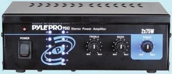 99 Compact Stereo Amplifier This small amplifier is perfect when a line level source, such as a CD or DVD player, or portable MP3 player needs to be connected directly to a pair of  Attached input