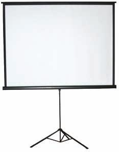 00 Projection Screens 4:3 Pull Down Projection Screens Manual projection screens can be wall or ceiling mounted, and are ideal for any conference room or classroom.