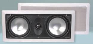 Home Audio - Audio/Video Dual 6 2" Premium In-Wall Center Channel Speaker Intended for use in home theater installations as a horizontal center channel speaker, this dual woofer system is also