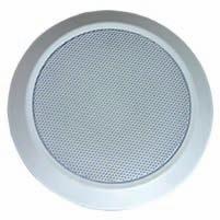 5" aluminum cone woofers with rubber surrounds " pivoting aluminum dome tweeter Treble compensation selector +3/0/ 3dB Bass compensation selector +/0/ 3dB Cloth backed micro-perforated aluminum grill