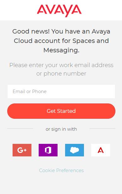 Sign Up Avaya Spaces is a team collaboration and meeting tool that centralizes voice, video, messaging, sharing, and task management into one place your browser!