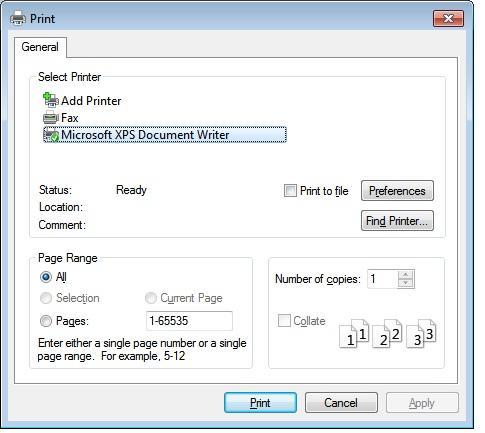You must select or highlight what you need if you only want a portion of your document printed. Then be sure to click on selection in the print dialog box.
