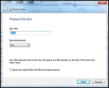 7. Double click the Disc drive and you shall see your document on the disc, but it hasn t been burnt to