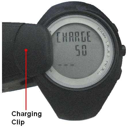 The possible screen when you charge your watch. Once the battery is full, it will display CHARGE 100% FULL. 2.1) Plug your USB PC link cable to your PC 2.