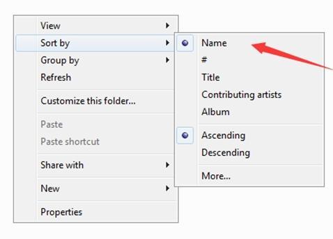 If the file order is sort by name before you copying them into the player, they would be right order.