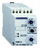 Liquid level control relays Motor control relays Control : - empty or fill with alarm Control : - empty