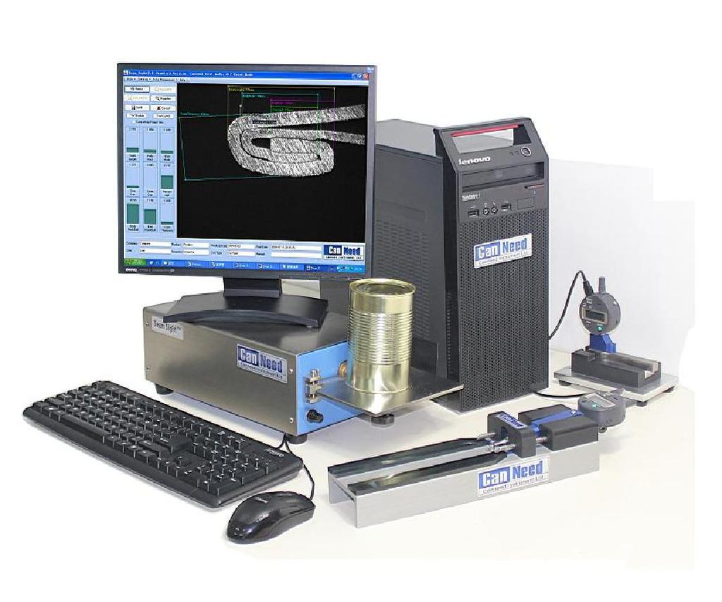 VSM-6C Automatic Seam Measurement System Use the CanNeed SPC data collection system, The actual seam thickness, actual countersink, etc., can be transferred to the computer automatically.