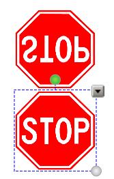 3-12 Right Mirroring Image, Up Mirroring Image and Down Mirroring Image on the Current Object 3.
