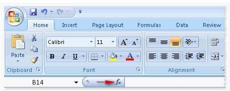 You will click the "fx" symbol at the left end of the formula bar to display the Insert Function dialog box. 9.John works in an office and he is assigned with the task of preparing a document.
