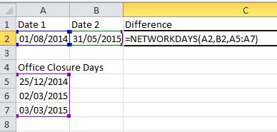 Useful Excel tps Page 6 Result: 213 days Combining strings = "some string" & "some other string" Instead of using the CONCATENATE this method is much faster and gives you more control.