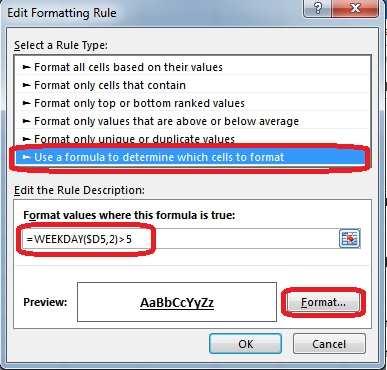 Step 4: In the Format Cells dialog box