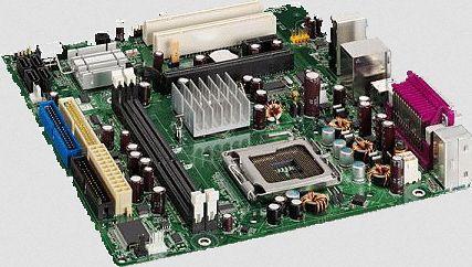 Motherboard Main circuit board that contains the central electronic components of the computer Holds the CPU, memory,