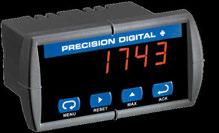 PD603 Sabre P Process Meter Sabre Series 0-20 ma, 4-20 ma; ±10 VDC (0-5, 1-5, 0-10 V) Display 4-digit, 0.56" (14.