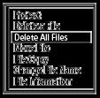 Deleting all files in the searched folder or list You can select a folder or list from the file search results and delete all of the contained files.