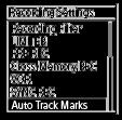 Adding track marks automatically You can add track marks automatically at specified intervals while regular recording is in progress.