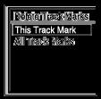 Deleting a track mark You can delete the closest track mark before the point where you stopped playback. 1 Select the file from which you want to delete track marks.