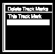 [Please Wait] appears and all the track marks will be deleted at one time. Note You cannot delete track marks from a protected file.