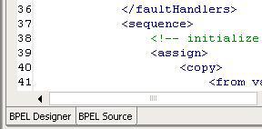 model to BPEL code using Collaxa Designer doesn t need any other tools. Figure 5.