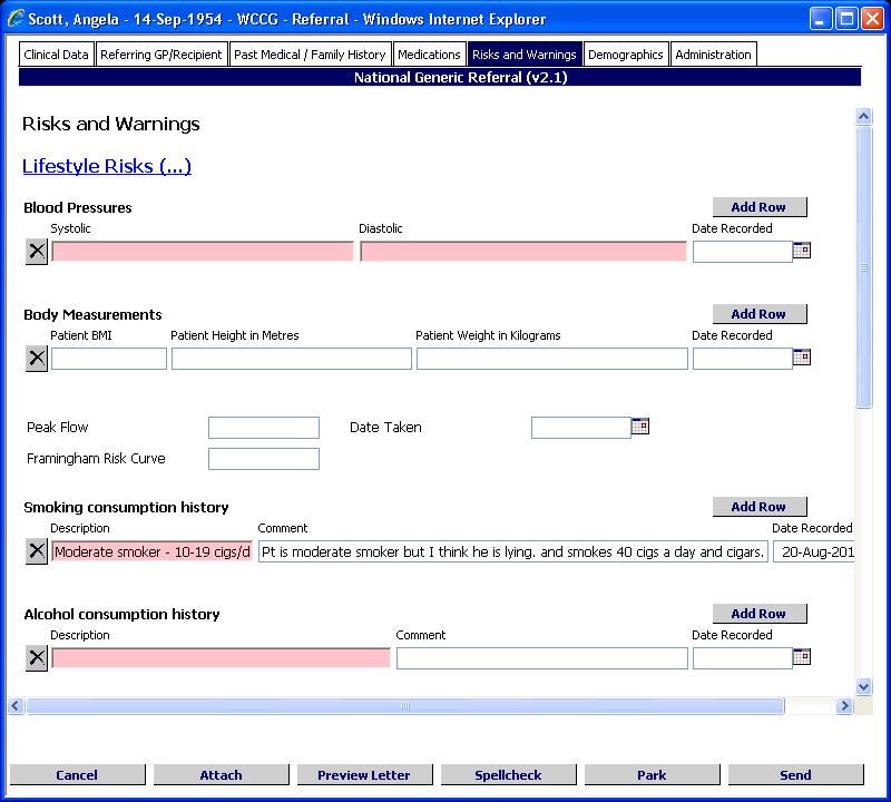 Static Horizontal Scroll Bar on Protocol Forms There is new horizontal scroll bar which will automatically be displayed at the bottom of the protocol where the pre-populated patient information