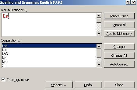 To use the spelling and grammar checker, follow these steps: Select Tools Spelling and Grammar from the menu bar.