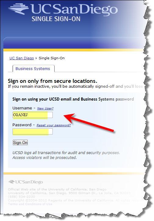 Once you are directed to the login screen, use your Single Sign On (SSO)