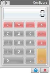 To Add a Calculator: This widget will insert a calculator on your page. 1. Click the Widget icon and select Calculator. 2. Click Apply.