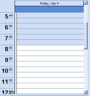 January 10, 2012 Page 16 The Outlook Calendar Say good-bye to your bulky pocket-planner. You re gonna love this calendar! 1. Click on the Calendar icon in the Navigation Pane. 2. Personalize your calendar according to your schedule.