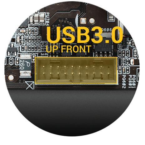 USB Type-C (USB-C) delivers future device compatibility and high-speed USB connectivity of 5Gbit/s from a