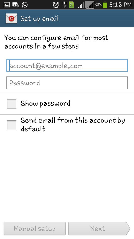 3. Enter your email address and