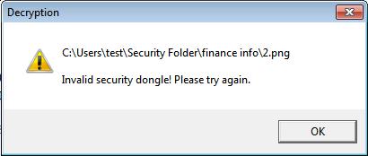 Note: If you fail to open an encrypted file by double-clicking, please right-click the file and select [File decryption], and then the file should be open.