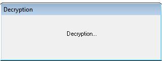 If you want to open the encrypted file, simply double-click the file and the