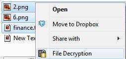 2. File Decryption If you want to read the encrypted file, simply double-click on the file or