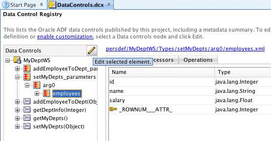 Modify Data Control Details 1.