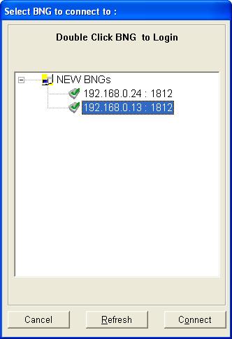 Select the Bio-NetGuard requiring setup by clicking on it and highlighting the IP address as shown in Window #1.
