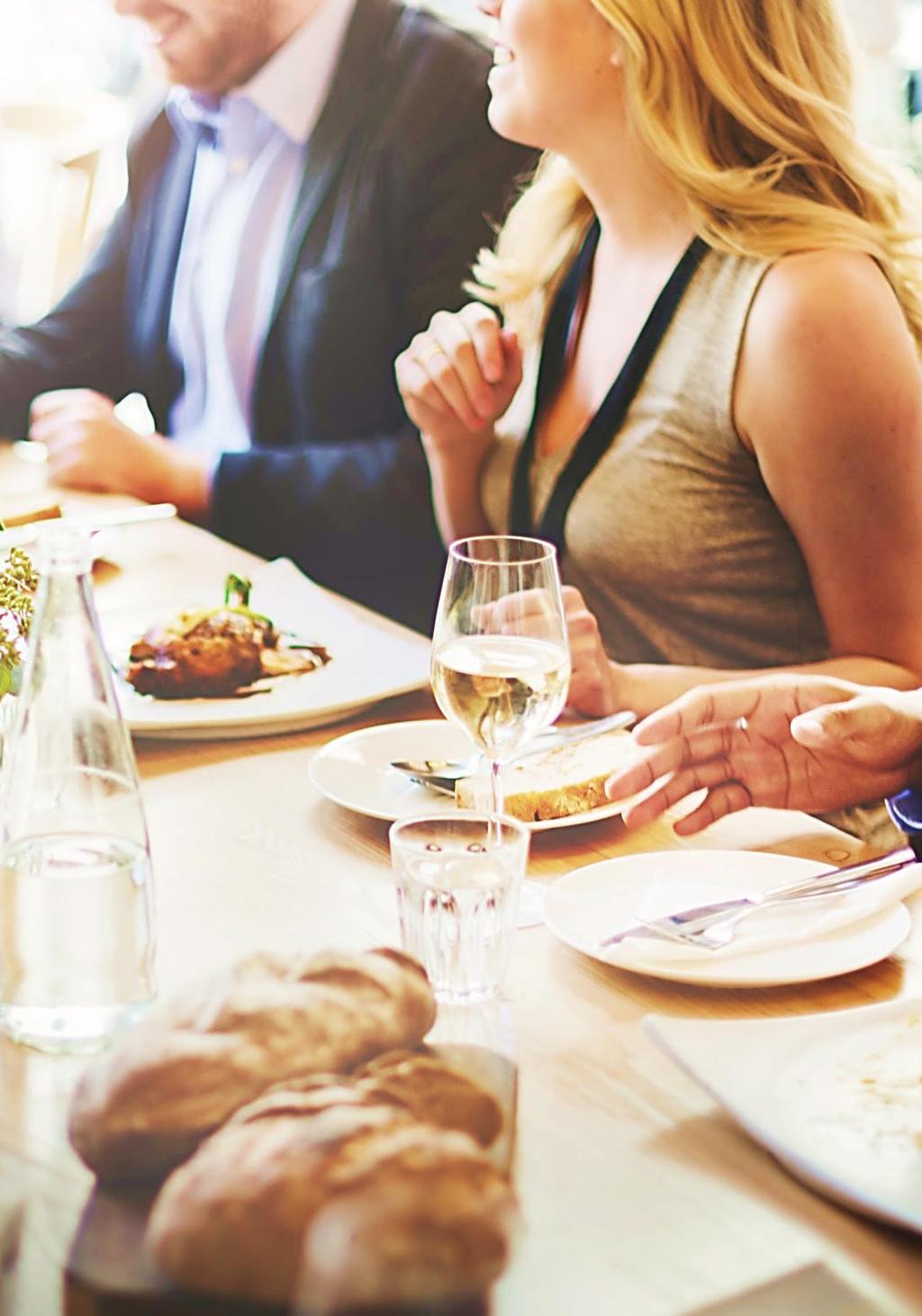 POWER BUSINESS DINING Whether you are building relationships or closing the deal, use these tips for successful business dining meetings.