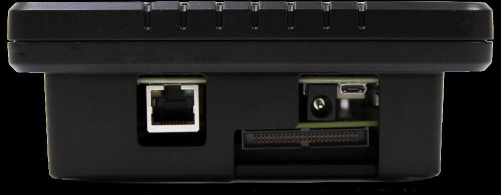 1.4 LEFT SIDE VIEW Ethernet (CN15) 5V Adapter (CN5) MIB Connector (CN520)