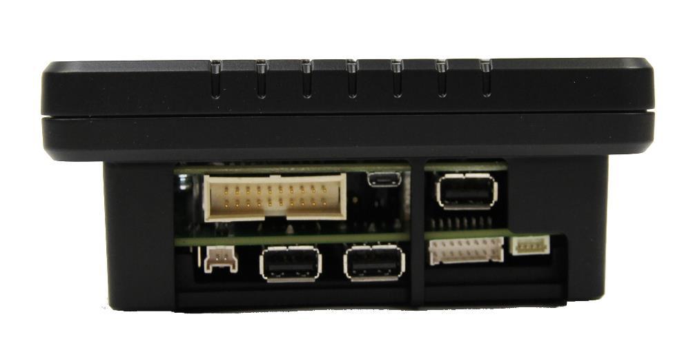 5 RIGHT SIDE VIEW JTAG (CN17) USB OTG (CN4) USB Host 1 (CN32) CAN1 (CN509) USB