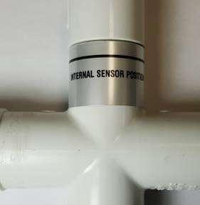FIGURE 6-2. Internal Sensor Label 6.2 Mounting Orient and secure the CS230 in the measurement medium. Keep materials removed during installation and use that material as backfill.