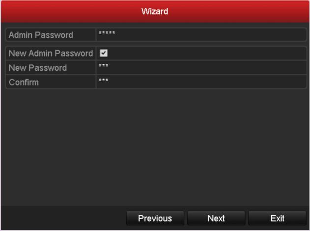 2.2 Using the Wizard for Basic Configuration By default, the Setup Wizard starts once the NVR has loaded, as shown in Figure 2. 2. Figure 2. 2 Start Wizard Interface Operating the Setup Wizard: 1.