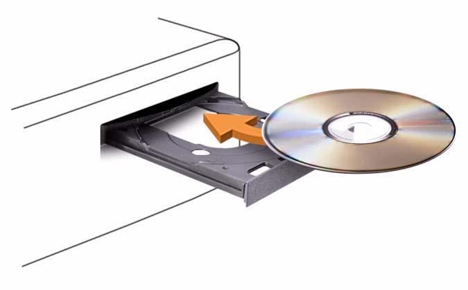 Using Multimedia Playing CDs or DVDs NOTICE: Do not press down on the CD/DVD tray when you open or close it. Keep the tray closed when you are not using the drive.