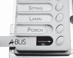 A-BUS OUT DOOR 1 POWER/MODE MODE A-BUS IN DOOR 2 ROOM 1 ROOM 2 ROOM 3 ROOM 4 ROOM ROOM ROOM ROOM Cable Runs One Cat- cable should be run from the hub to each room and door entry unit.