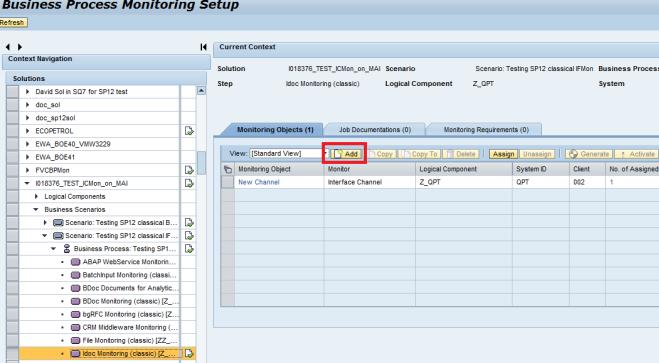 Start Monitoring Configuration from BPMon Setup Configuration of Interface Channels in the