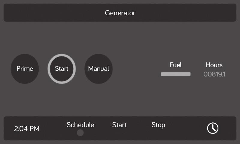 HVAC Schedule The Schedule function allows you to set a temperature and choose a start and stop for when you want the HVAC function to operate. 1.