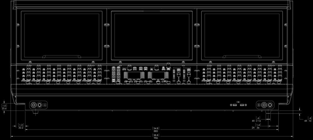 Dimensions: S6L-24D/24 DXF Line Drawings Parameter