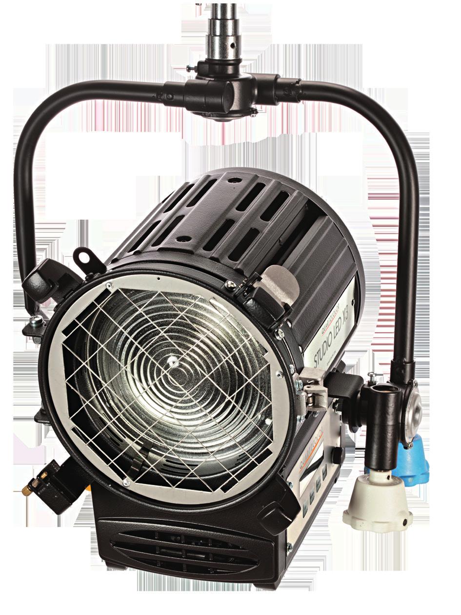 STUDIO LED X SERIES PLUS The Studio LED X Series Plus is a high performing professional LED Fresnel range for broadcast and studio applications.