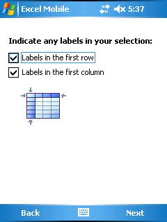 Figure 62 4. A Choose Data Layout window appears (Figure 63). Select the layout that reflects the way you set up your data. For this example, the data were arranged in columns.