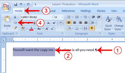 Or Press ctrl + v Copy and paste: - by using this command we can copy the selected