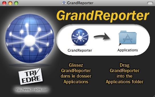 Introduction GrandReporter lets you automatize searches over the internet. Create your own queries in GrandReporter, and it will scan for new web information periodically.