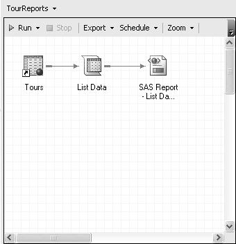 When you add a new process flow, it is named Process Flow n. To give a process flow a more descriptive name, right-click its name in the Project Tree and select Rename from the pop-up menu.